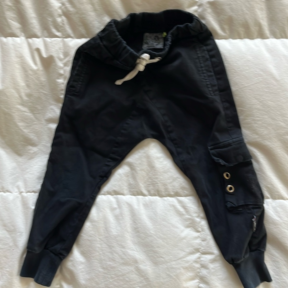 nununu drop crotch cargo pants